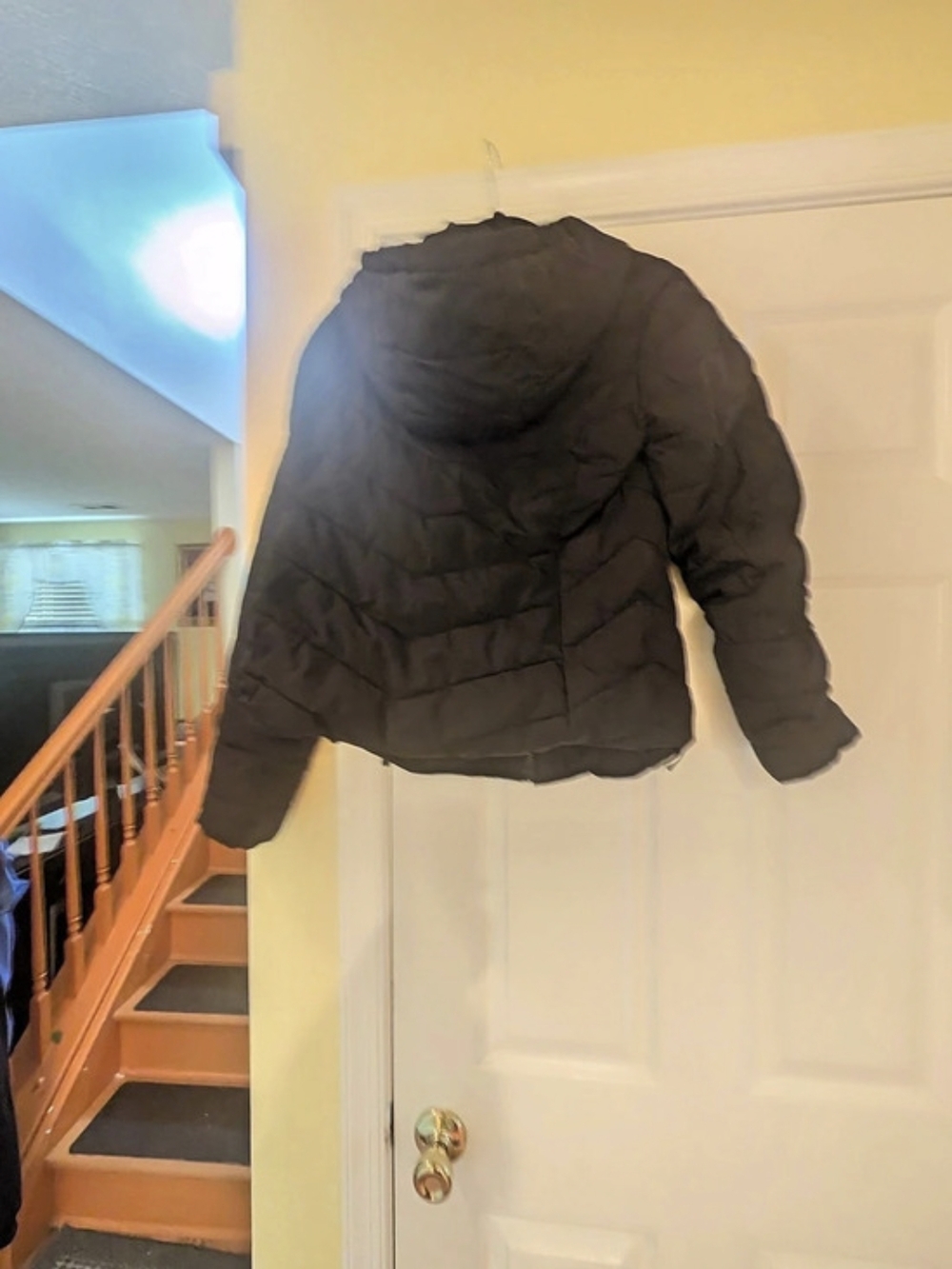 Lauren Ralph Lauren Black Puffer Jacket Size Medium Like New - Picture 3 of 7